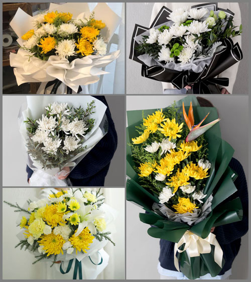 甘肃省定西临洮县辛店镇白事花束代送